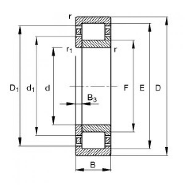 Rodamiento NUP224-E-TVP2 FAG #1 image