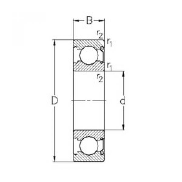 Rodamiento 635-Z NKE #1 image