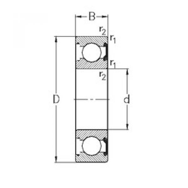 Rodamiento 61903-2RSR NKE #1 image