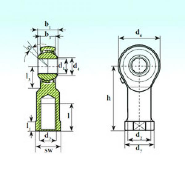 Rodamiento TSF 22 BB-O ISB #1 image