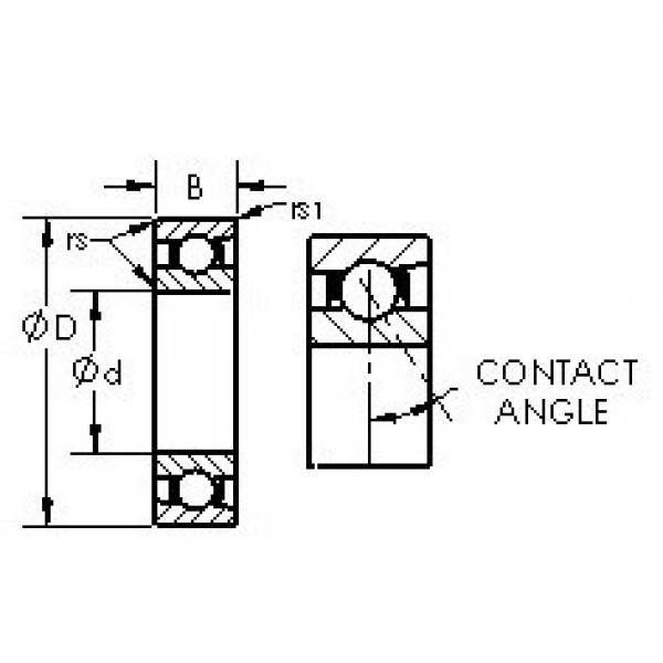 Rodamiento 71814C AST #1 image