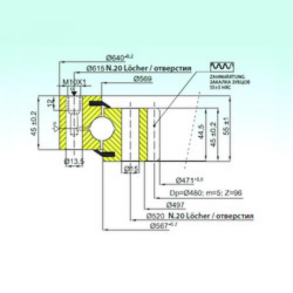 Rodamiento ZB1.20.0568.200-2RPPN ISB #1 image