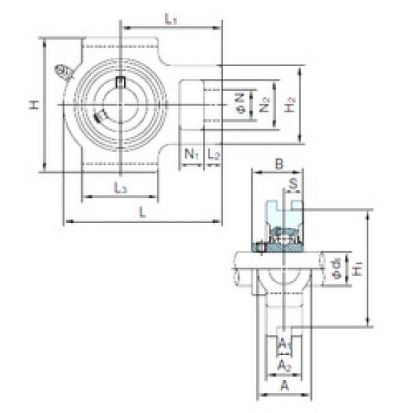 Rodamiento UCT328 NACHI #1 image