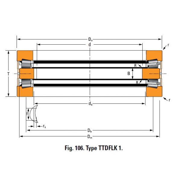 Bearing T660FA Thrust Race Single #5 image