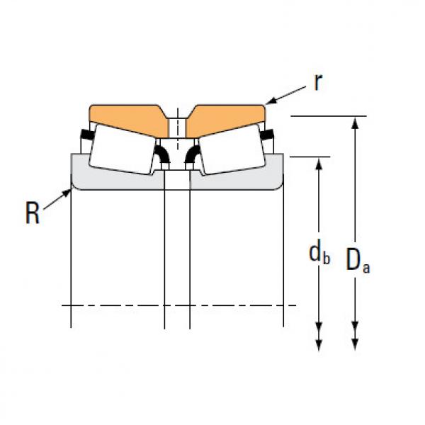 Bearing EE722115 722186CD #2 image