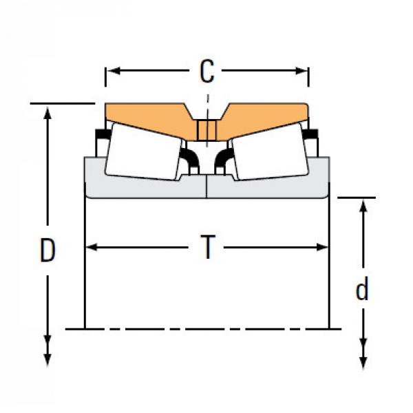 Bearing NA82587 82932D #2 image